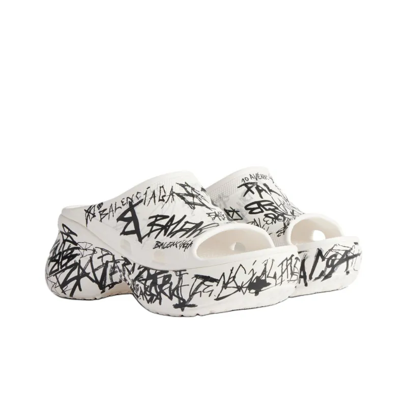 Balenciaga X Crocs Pool Slide Sandals-2