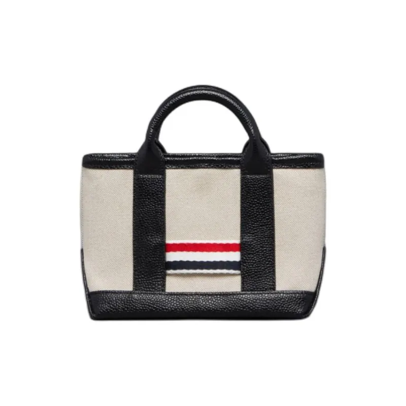 THOM BROWNE Rwb Striped Mini Tote Bag-2
