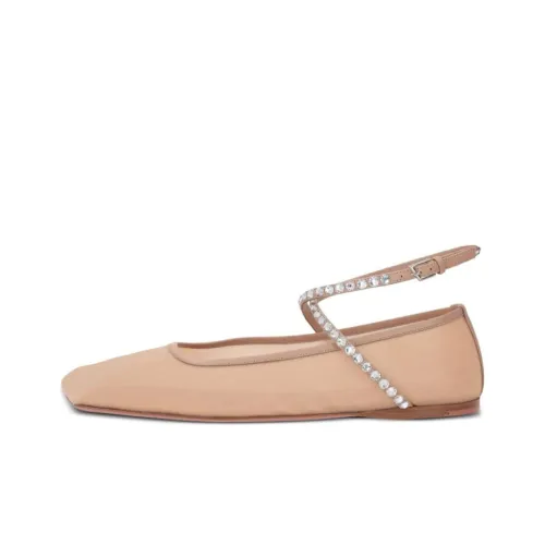 AMINA MUADDI Ane Crystal embellished Ballerina Shoes Women's