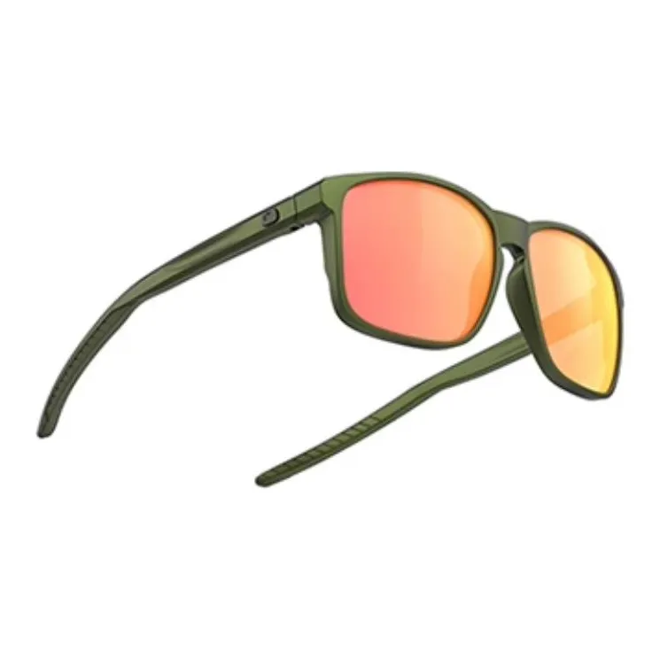 RUDY PROJECT TR/Memory Plastic Irregular Shape Sunglasses Unisex Green-3