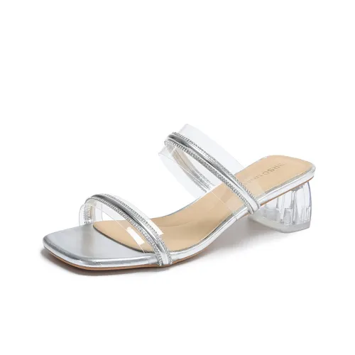 GEJIANI Rhinestone Abrasion-Resistant Slide Slippers Women's