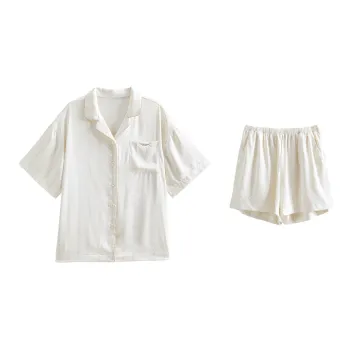 Song Qianya Pajama Set Women's White