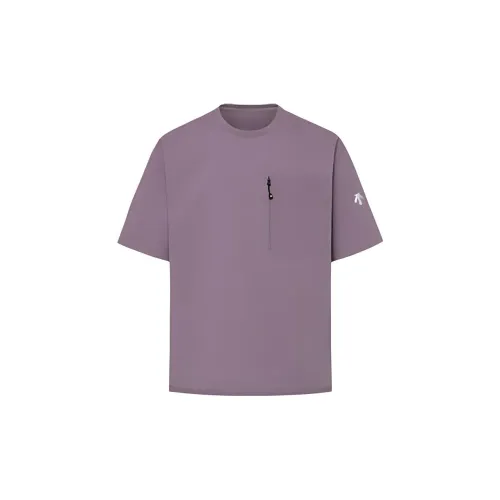 DESCENTE BLEU T-Shirts Men