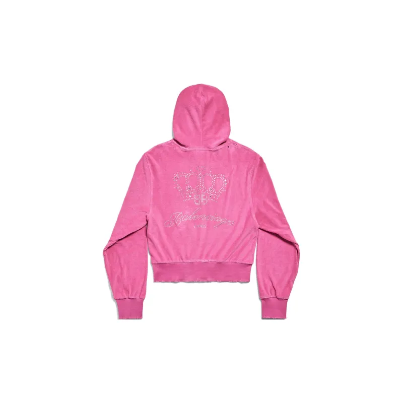 Balenciaga Tracksuit Jacket 'Dark Pink'-1