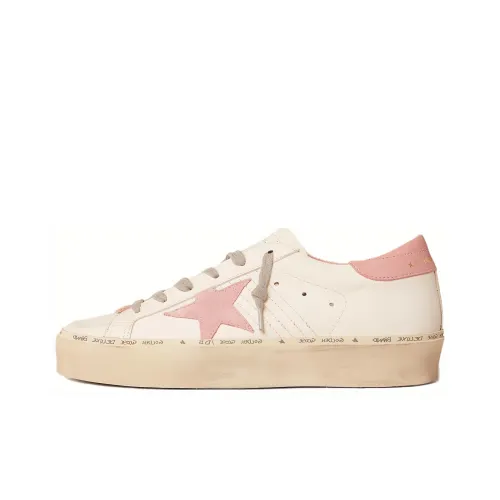 Golden Goose Hi Star White Pink Women's