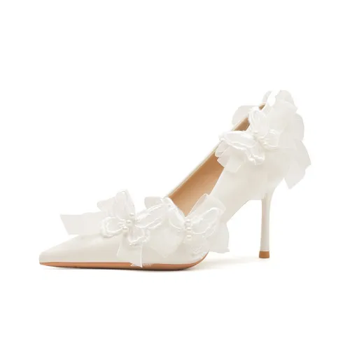 HKCP High Heels Women's White