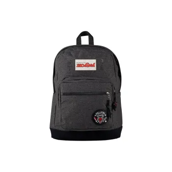 JanSport X Netflix STRANGER THINGS Stranger Things, Collaboration Polyester Backpack Unisex Black