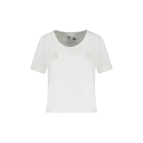 Le Coq Sportif T-Shirts Women's White