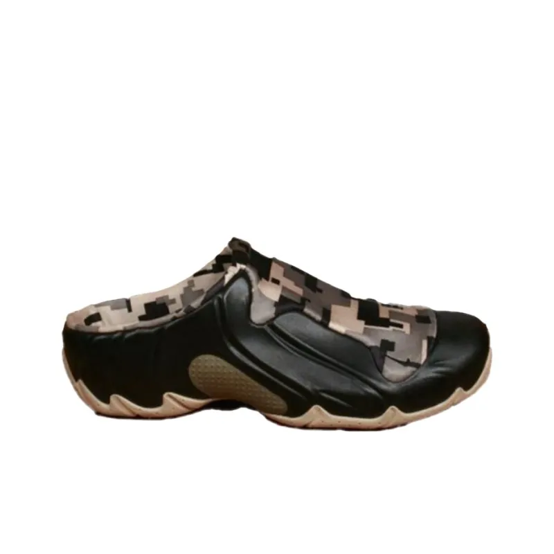 Nike Flightposite Wrap toe Slippers Unisex Black Brown-1