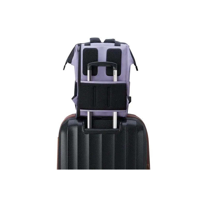 DELSEY PVC Backpack Unisex Purple-4