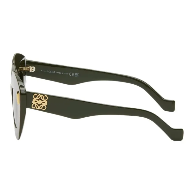 LOEWE Cat Eye Sunglasses Men's Dark Green-4
