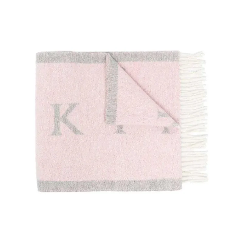 Mackintosh Edinburgh Wool Logo Scarf-0