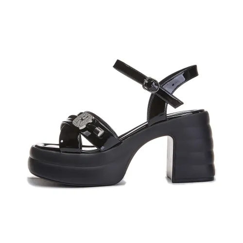 POOQ One-Strap Sandals Women's