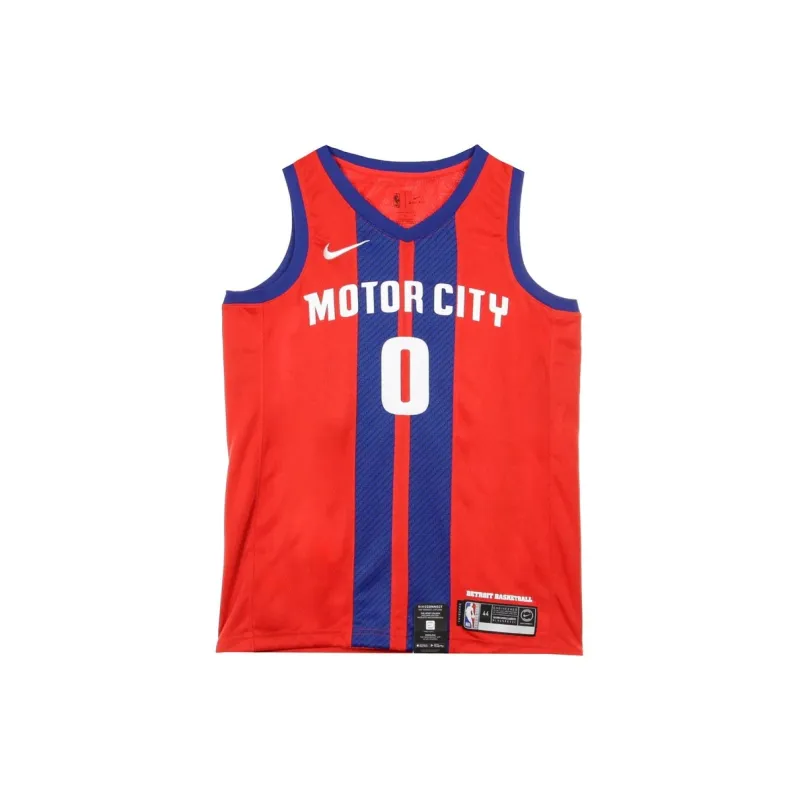 Nike Nike X NBA Basketball Jerseys Men's University Red-2