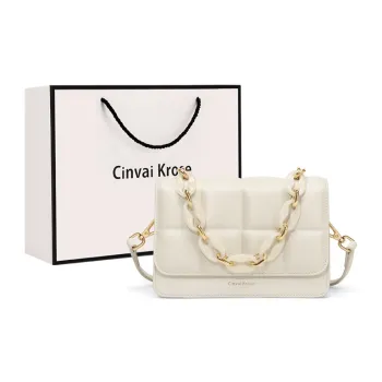 Simvay Clos Cow Leather With Synthetic Leather Shoulder Bag Crossbody Bag Handbags Small Size Women's