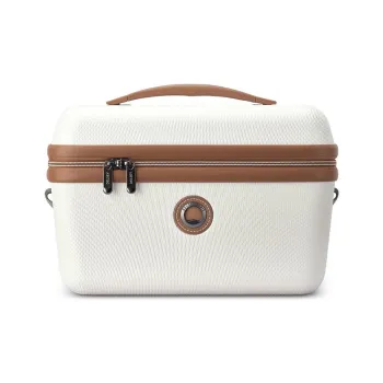 DELSEY Polycarbonate Makeup Case Unisex White