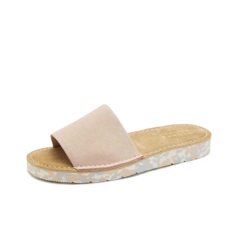 Clarks EVA Slide Slippers Women's Light Pink-1