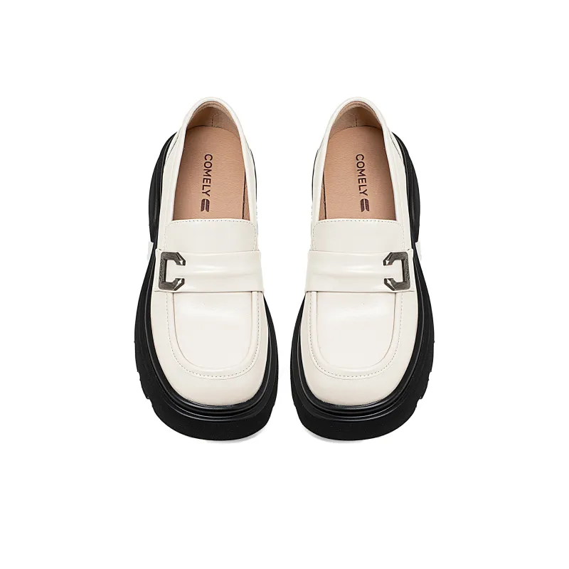 COMELY Loafers Women's Black/Ecru-3