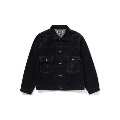 A BATHING APE Head Denim Jacket