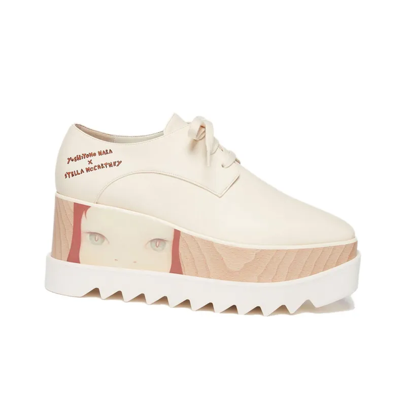 Yoshitomo Nara x Stella McCartney Low-Top Casual Shoes Women's Beige-1