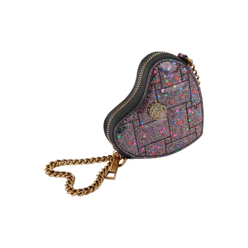 Kurt Geiger London Ethenyl Heart-Shaped Bag Shoulder Bag Crossbody Bag Micro Women's Black & Multicolor-3