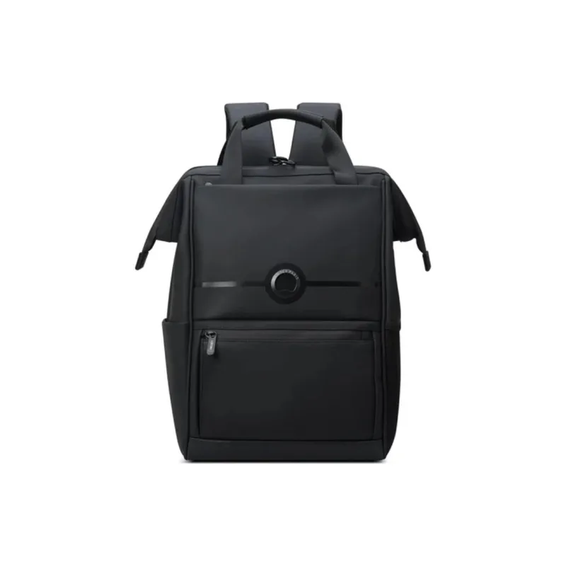 DELSEY PVC Backpack Unisex Black-0