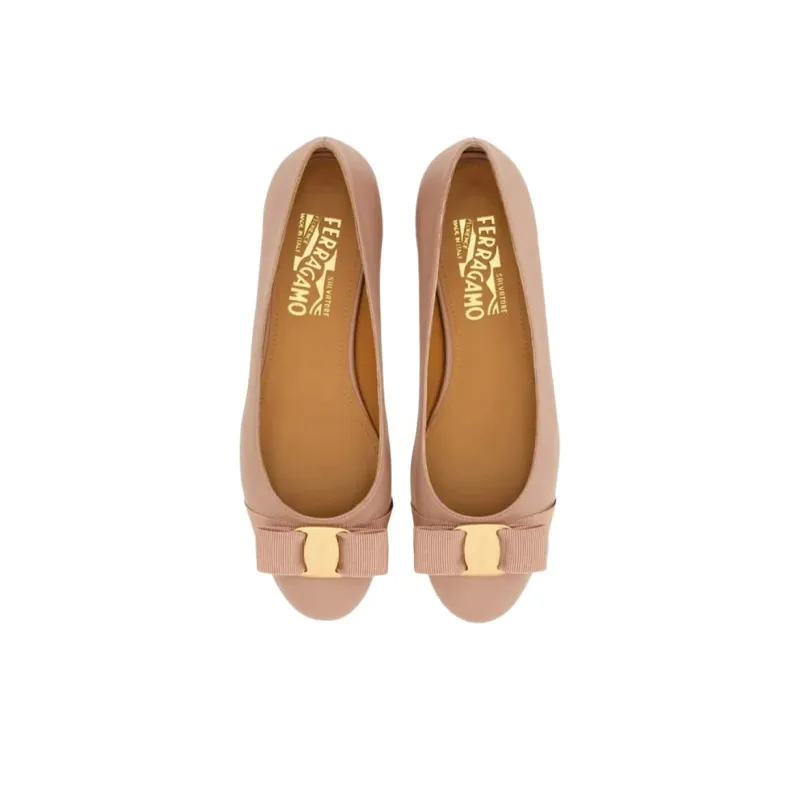 FERRAGAMO Varina Casual Single Shoes Women's Pink-4
