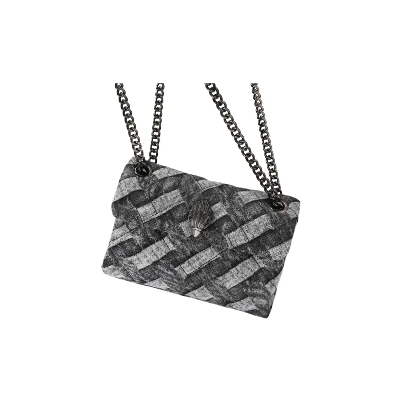 Kurt Geiger London Denim Shoulder Bag Crossbody Bag Mini Women's Black-3