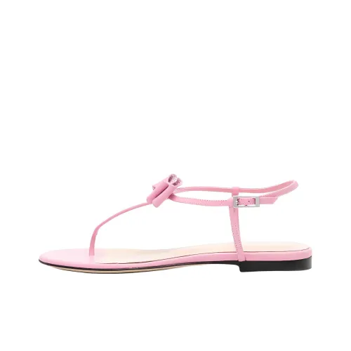 MACH & MACH Bow-detail Thong-strap Sandals