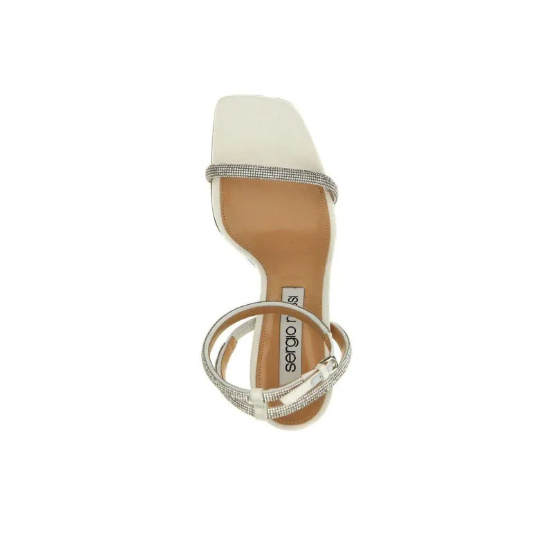 SERGIO ROSSI Bridal Ankle Strap Embellished Sandals Women's-3