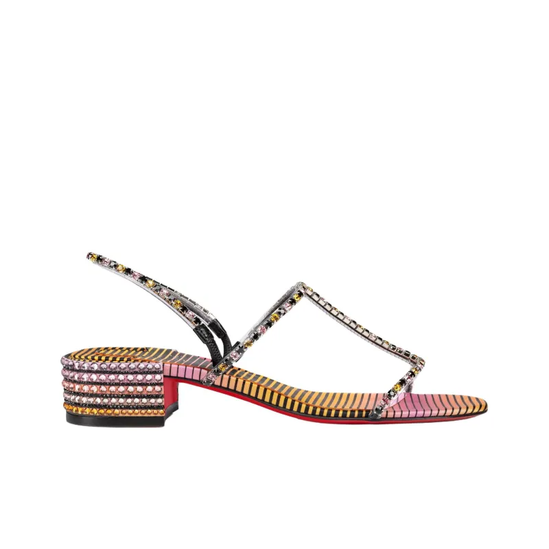 CL Simple Queenie One Strap Sandals 2.5cm Women's Multicolor-1