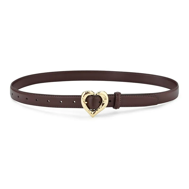 Lanza Commute Pin Buckle Elastic Waistband Leather Belts Women's Black Width 2.5CM-5