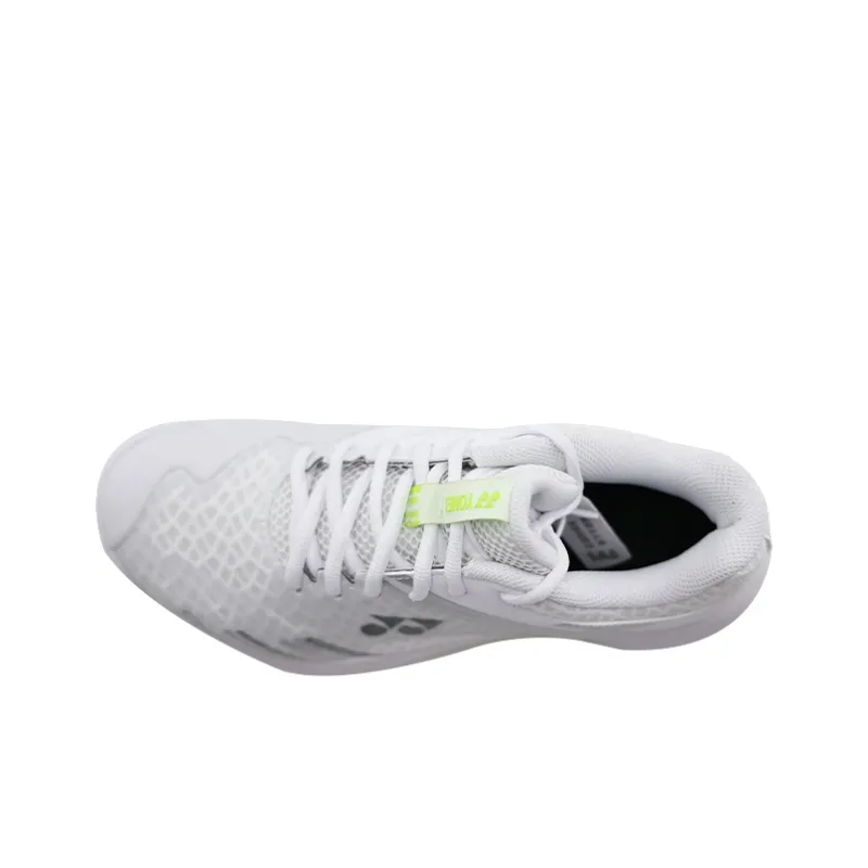 YONEX POWER CUSHION CASCADE ACCEL Cushioning Coverage Support Slip Resistant Low Top Badminton Shoes Unisex White Lime-4