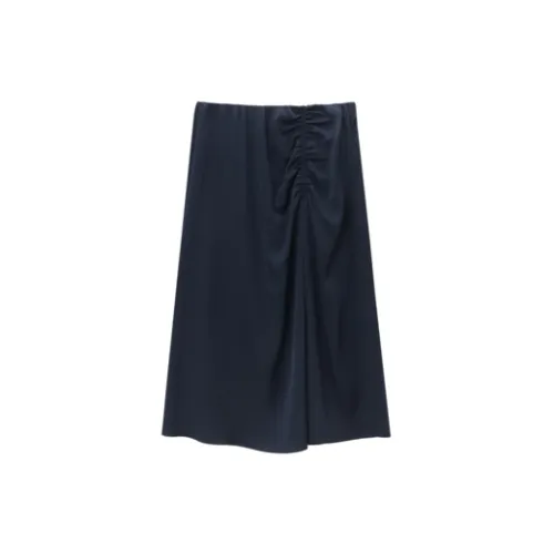 OVV Casual Long Skirts Women's Navy Blue