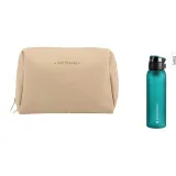 Tubas Beige Apricot+Fashion Sports Water Bottle Blue