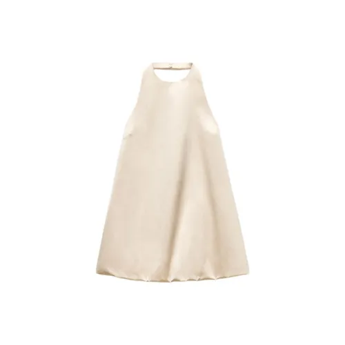 ZARA Sleeveless Dresses Women's Sand