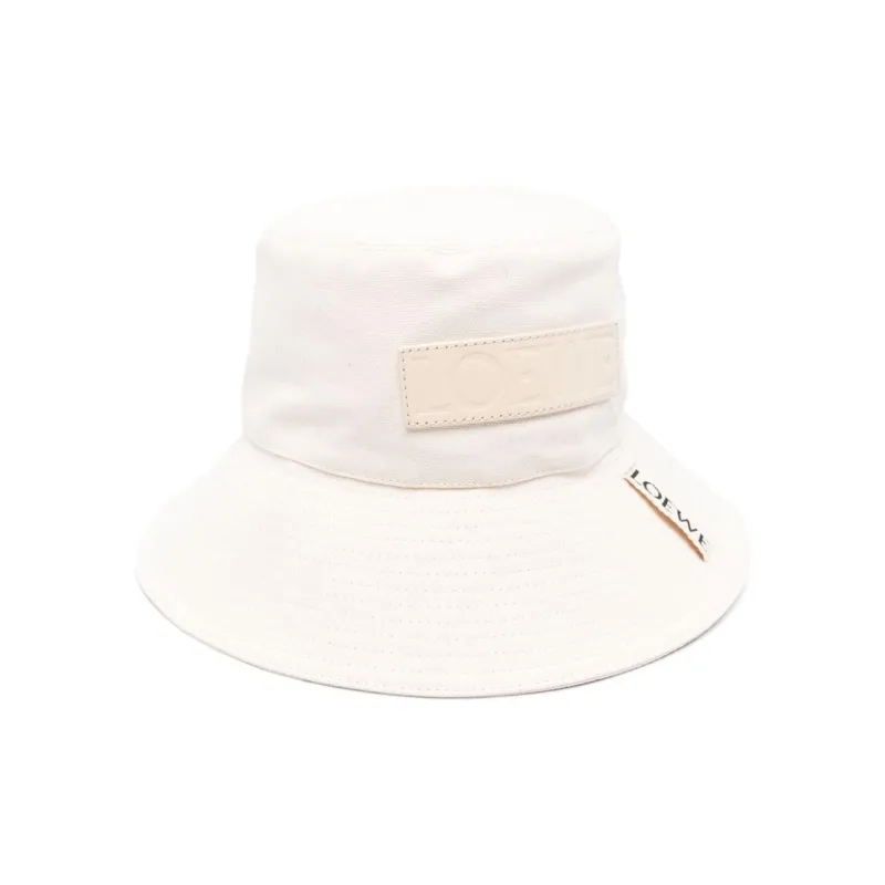 LOEWE Logo patch Canvas Hat-0