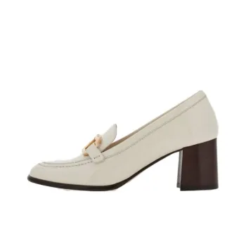 FERRAGAMO Loafers 6cm Women's White