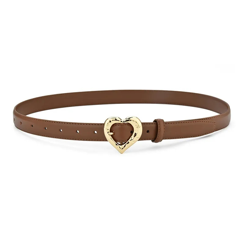 Lanza Commute Pin Buckle Elastic Waistband Leather Belts Women's Black Width 2.5CM-1