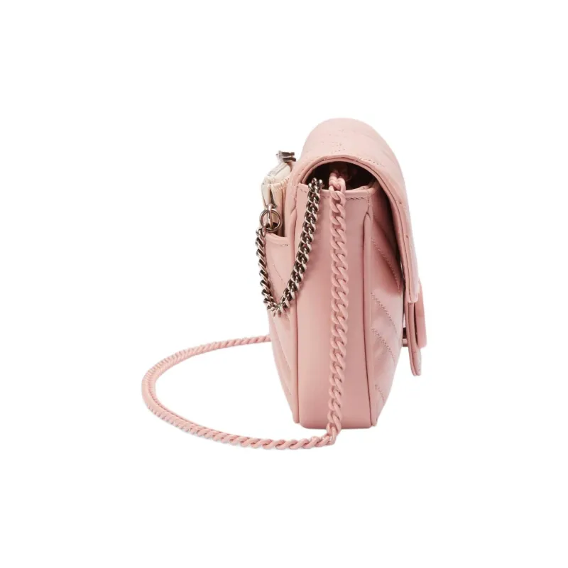 GUCCI GG Marmont Leather 2 in 1 Combo Bag Shoulder Bag Crossbody Bag Mini Women's Light Pink/Beige-3
