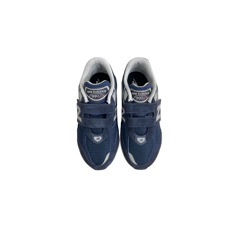 New Balance NB 990 V6 Cushioned Slip Resistant Abrasion Resistant Low Top Running Shoes Unisex Blue-2