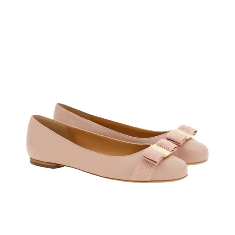 FERRAGAMO Varina Casual Single Shoes Women's Pink-3