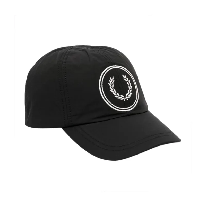 FRED PERRY Polyester Baseball Caps Women's Black-1