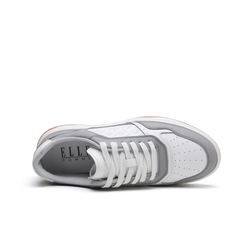ELLE HOMME Stylish Skateboarding Shoes Men's White-7