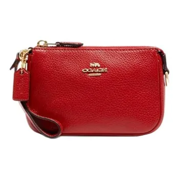 COACH Nolita Leather Crossbody Handbag, Shoulder Bag Women's Red