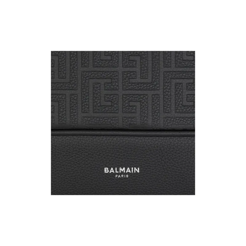 BALMAIN Pb Labyrinth Monogram Backpack-4