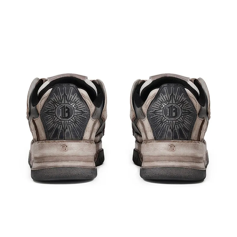 U.T.B Horizon001 Trailblazer Series Abrasion Resistant Low Top Skateboard Shoes Unisex Sand Dune-5