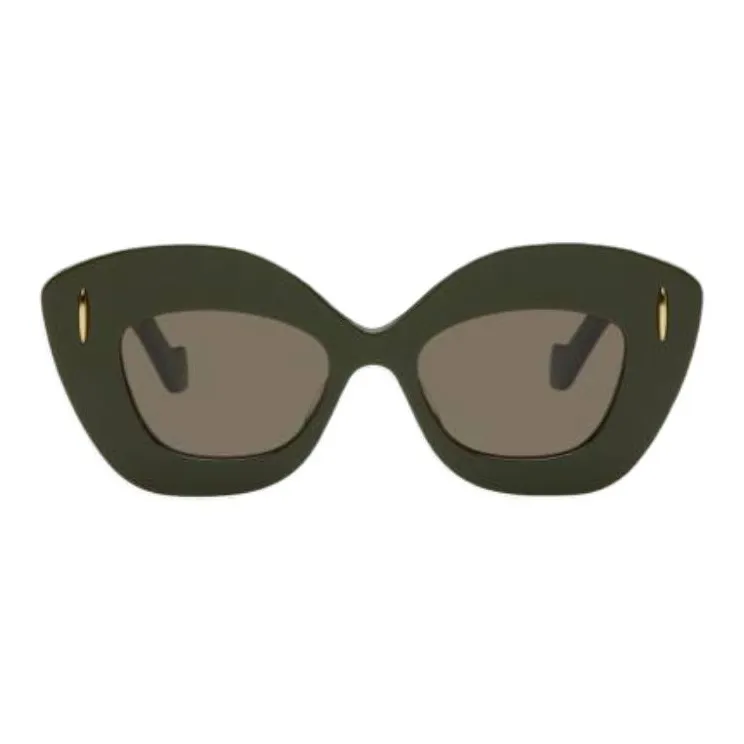 LOEWE Cat Eye Sunglasses Men's Dark Green-1