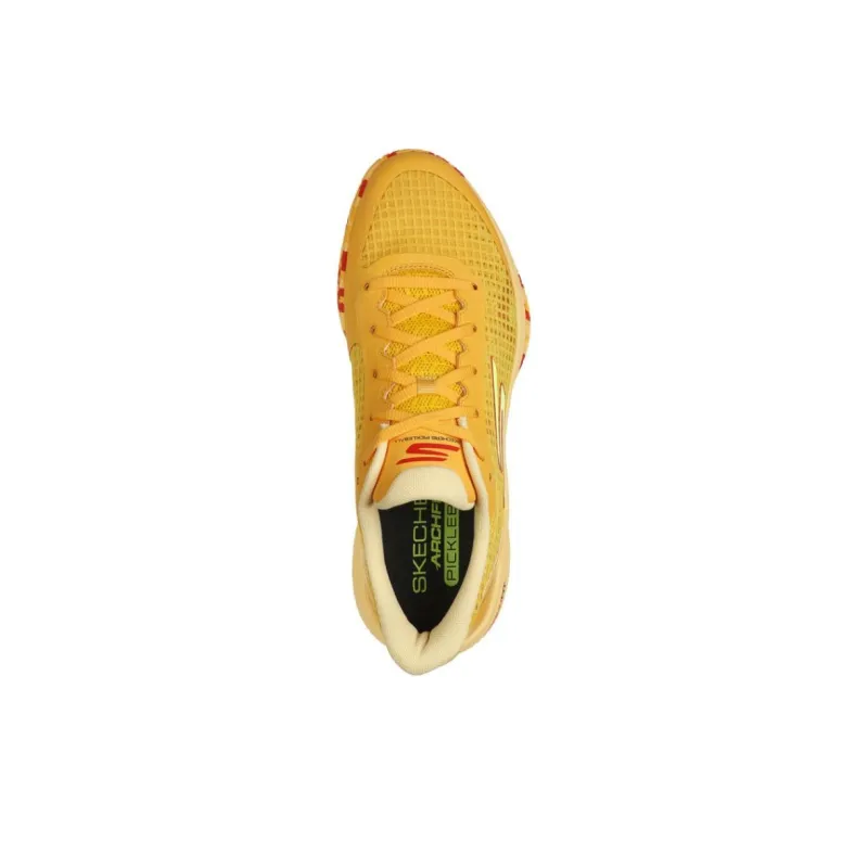 Skechers Viper Court Pro Anti Slip And Wear Resistant Breathable Low Top Training Shoes Men's Orange-3