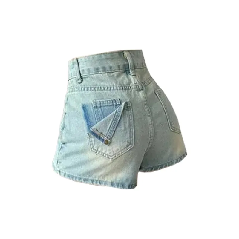 Concubine Zhu Denim Short Skirts Women's Light Blue-1